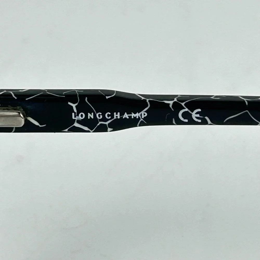 Longchamp LO2613 001 Women's Eyeglasses Frame Black Plastic Cat Eye 54-15-140 mm